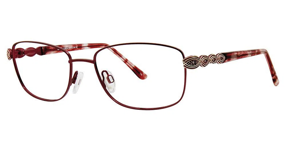 Sophia Loren Beau Rivage SLBR88 Eyeglasses - Burgundy - view 3